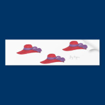 Red Hats Bumper Sticker bumper stickers