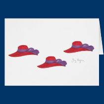 Red Hats Cards cards