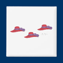 Red Hats Magnet magnets