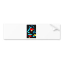 Red Head Bumper Sticker