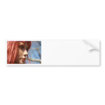 Red Head Bumper Sticker