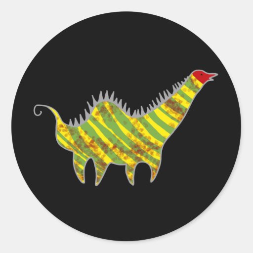 dinosaur with round plate on head