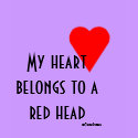 Red Head Heart T-shirt by shawke123 Red Head Heart T-shirt