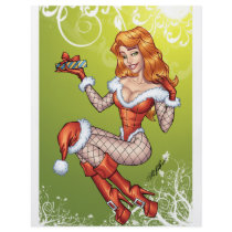 Red Head Ms Claus, Santa's wife by Al Rio Flyer