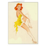 Red Head Pinup Cards