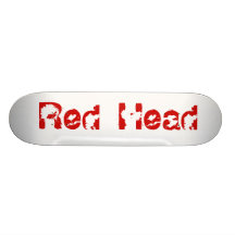 Red Head Skate Deck