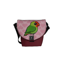 Red-headed Lovebird Courier Bags