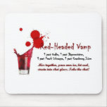 red-headed vamp drink recipe mousepads
