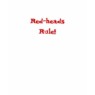 Red-heads Rule!! Tanktop by Bluapplebabe3