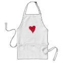 Red Heart Apron by ginyhogan Red Heart Apron