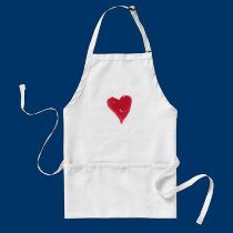 Red Heart Apron