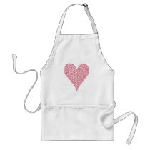 RED HEART APRON