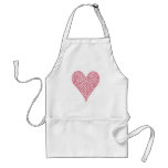 RED HEART APRON