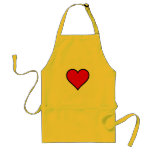Red Heart Apron