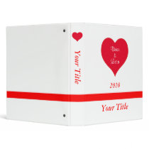 Red Heart binders by artogram Red Heart binders