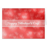 Red Heart Bokeh Card