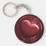 Red Heart Bubble Keychain