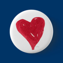 Red Heart Button