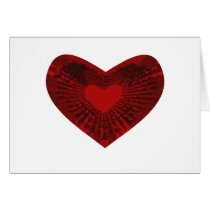 red heart card