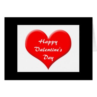 Red heart card