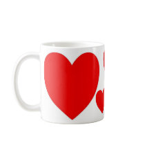 Red Heart Coffee Mug