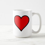 Red Heart Coffee Mugs