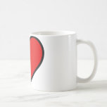 Red Heart Coffee Mugs