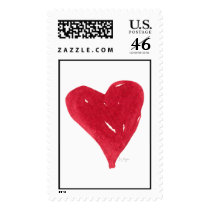 Red Heart Custom Postage postage by ginyhogan Red Heart Custom Postage postage
