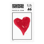 Red Heart Custom Postage