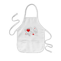 Red Heart Design Children's Apron