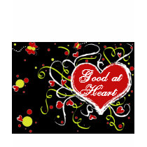 Red heart design t-shirts