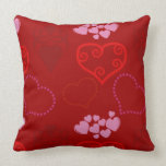 Red Heart Designer Valentine's Day Toss Pillows pillows