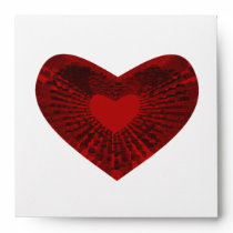 red heart envelopes