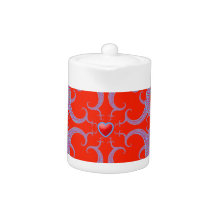 Red Heart Fractal Pattern