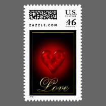 Red Heart Glass stamps