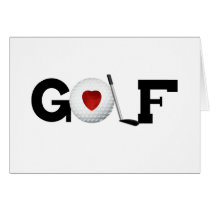 Red Heart Golf cards