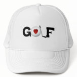 Red Heart Golf hats