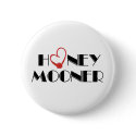 Red Heart Honeymooner buttons by weddingsareus Red Heart Honeymooner buttons