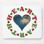 Red Heart is anagram for Green Earth Mouse Pads