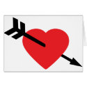 Red Heart Love Amor Arrow cards by Tomaniac Red Heart Love Amor Arrow cards