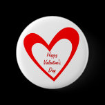 Red Heart Love Button buttons