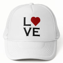 Red Heart Love hats