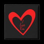 Red Heart Love Magnet magnets