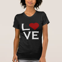 Red Heart Love T-shirt t-shirts