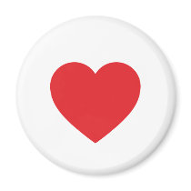 Red Heart Magnet