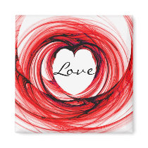 Red Heart magnets