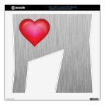 Red Heart; metal-look Xbox 360 S Skin