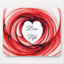 Red Heart mousepads