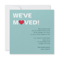 Red Heart Moving invitation