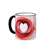 Red Heart mugs